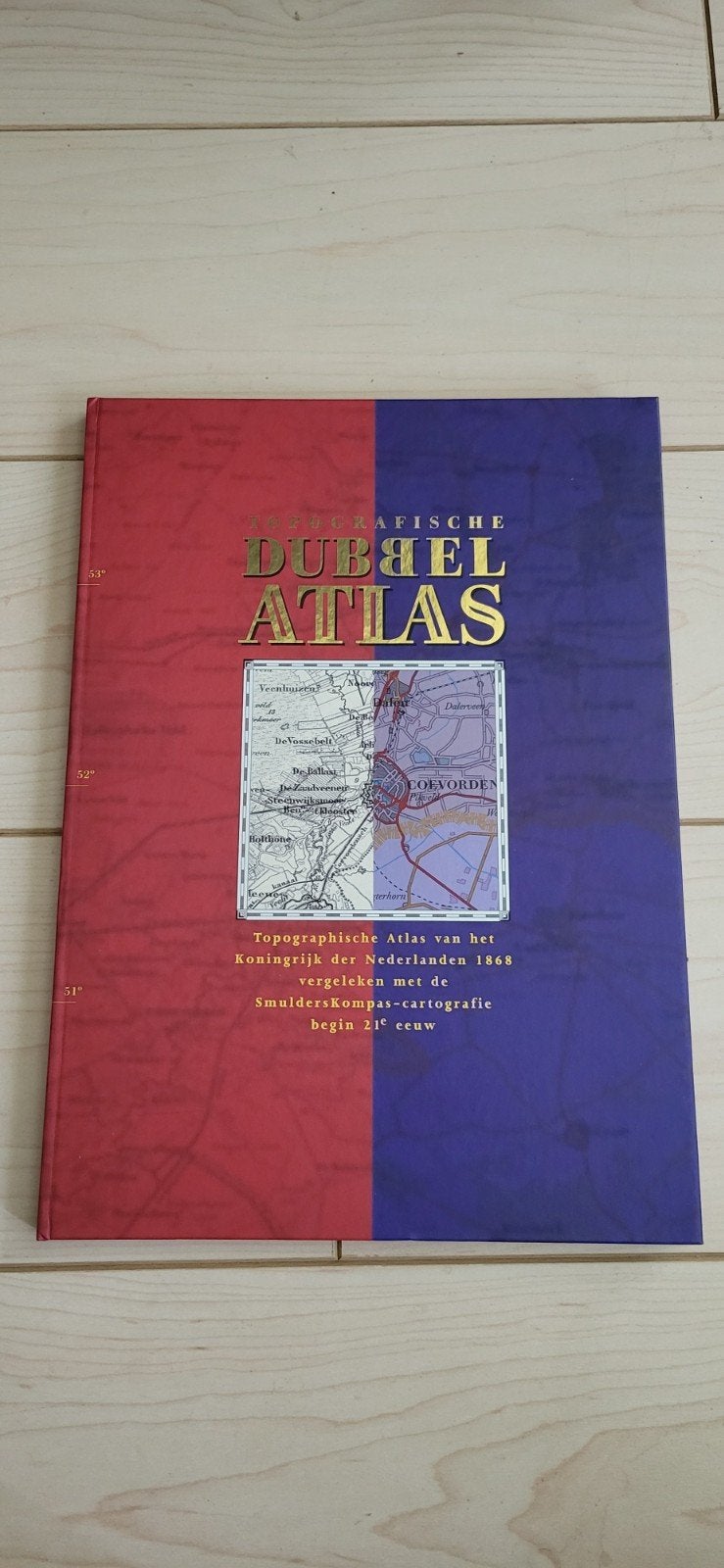 Dubbele Atlas Nederland vergelijking 1868 /  21e eeuw, Ophalen of Verzenden, 1800 tot 2000, Nederland, Overige atlassen