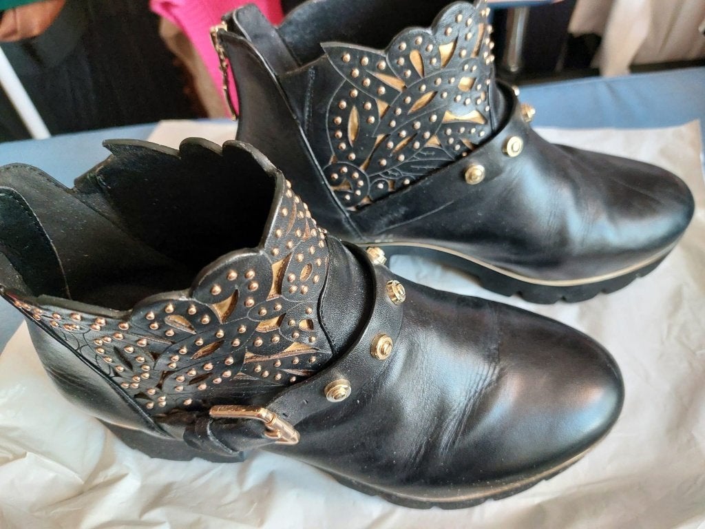 damesschoenen, maat 42 en 41, Kleding | Dames, Ophalen, Zwart, Overige typen, Zo goed als nieuw