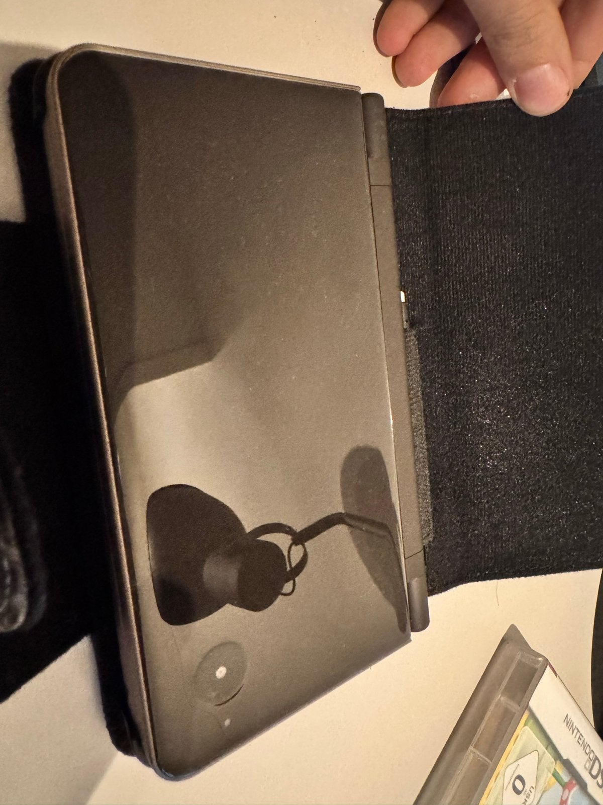 Nintendo DS xl donkerbruin met hoes en oplader, Spelcomputers en Games, Spelcomputers | Nintendo DS, Ophalen, Dsi XL, Overige kleuren