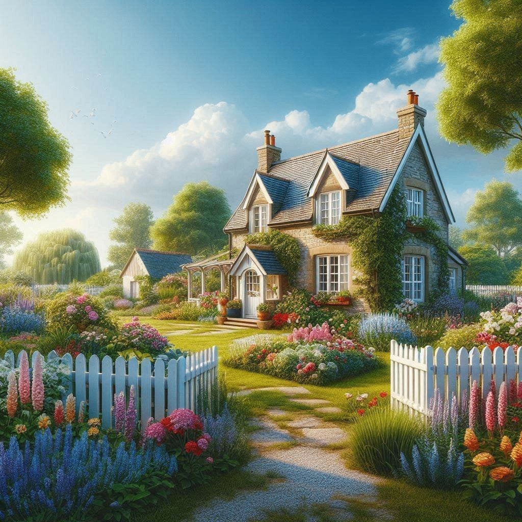 Borduurpatroon: Het bloemenhuisje, Zwolle, Patroon, Verzenden, Eindeloos Borduren