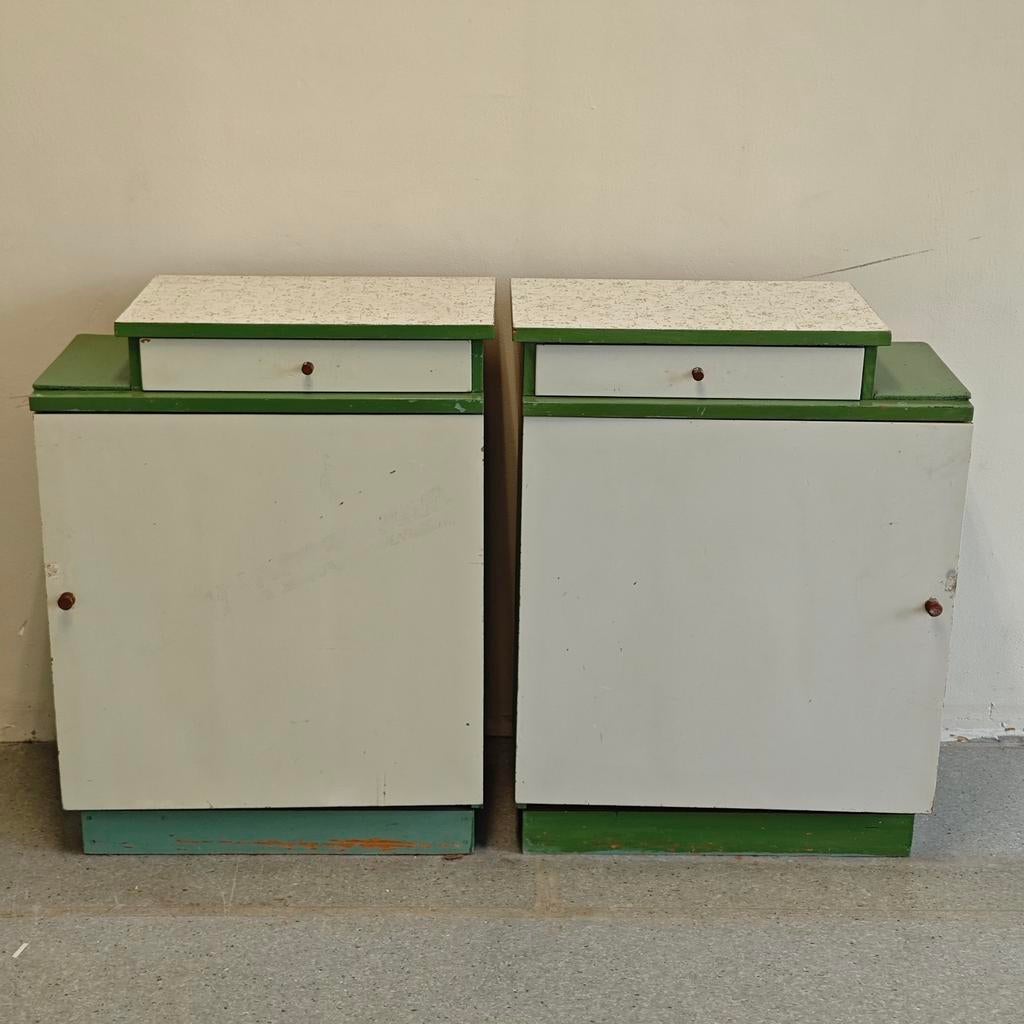 Retro kastjes, Huis en Inrichting, Ophalen, Gebruikt, Met lade(s), Onbekend