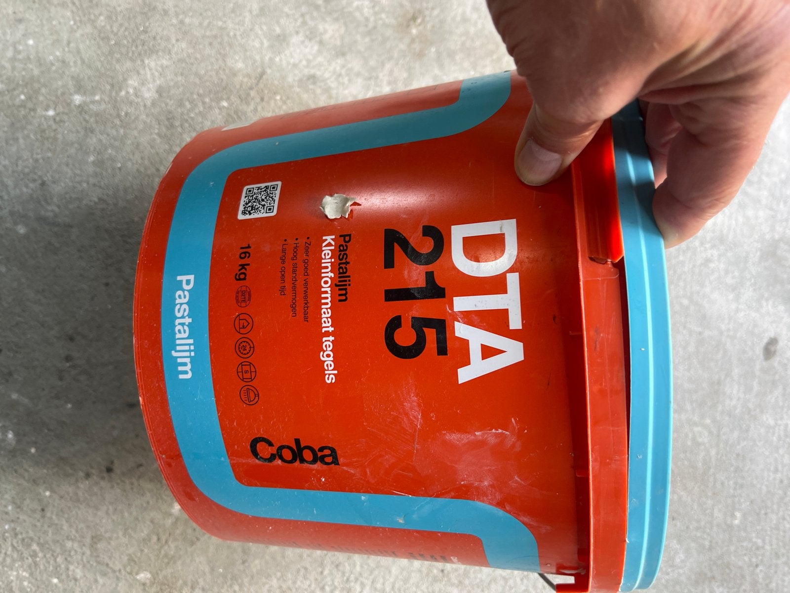 Coba DTA 215 Pastalijm voor kleinformaat tegels 16 kg, Ophalen of Verzenden, Nieuw, Overige materialen, Overige typen