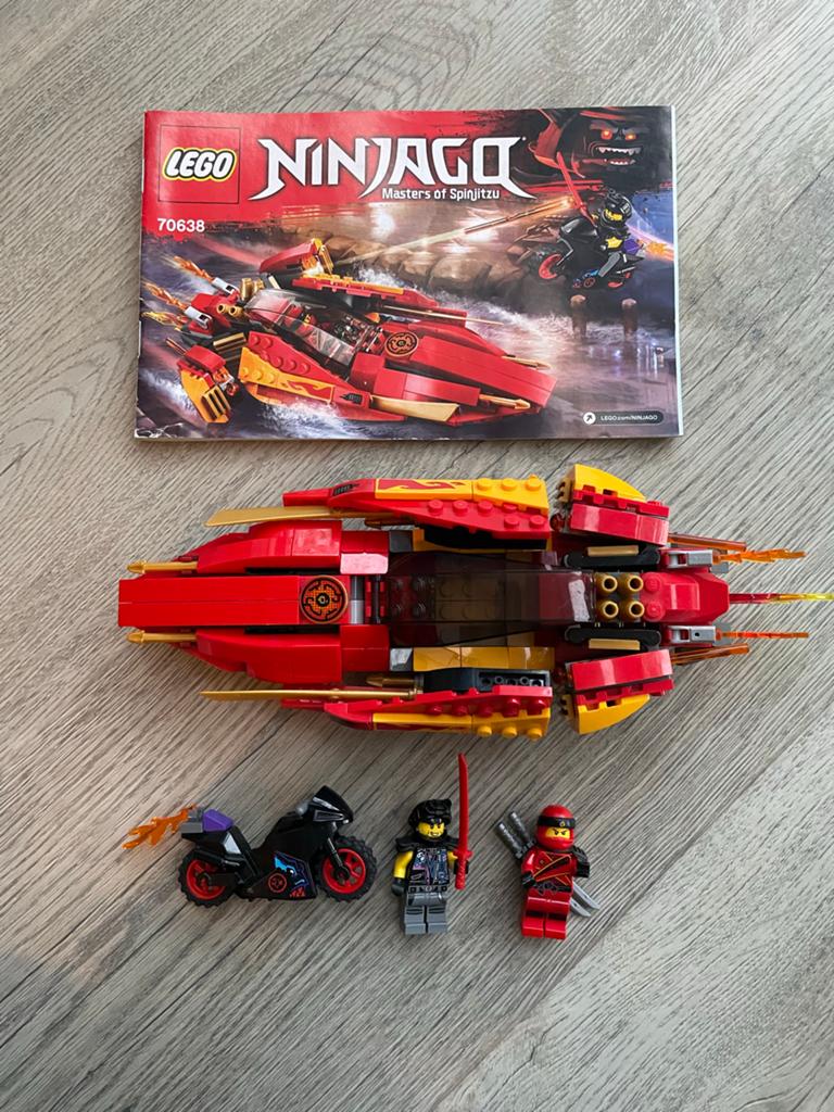 LEGO Ninjago 70638 Katana V11 met minifiguren en boekje, Ophalen, Lego, Compleet, Zo goed als nieuw
