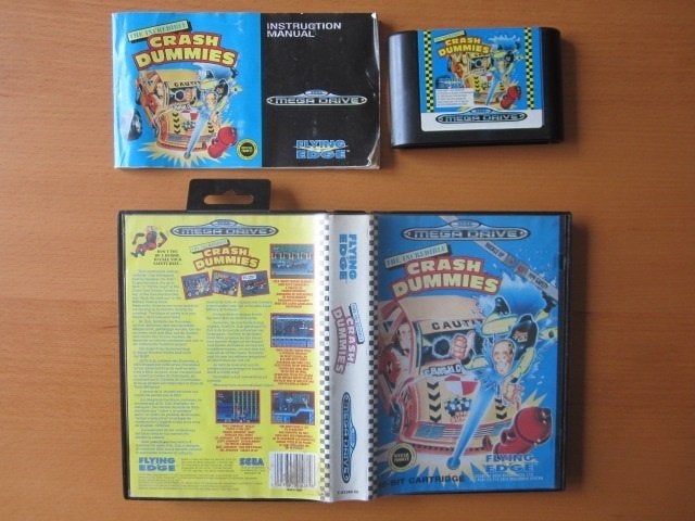 Crash Dummies Sega Mega Drive Megadrive, Spelcomputers en Games, Gebruikt, 1 speler, Ophalen of Verzenden, Vanaf 3 jaar