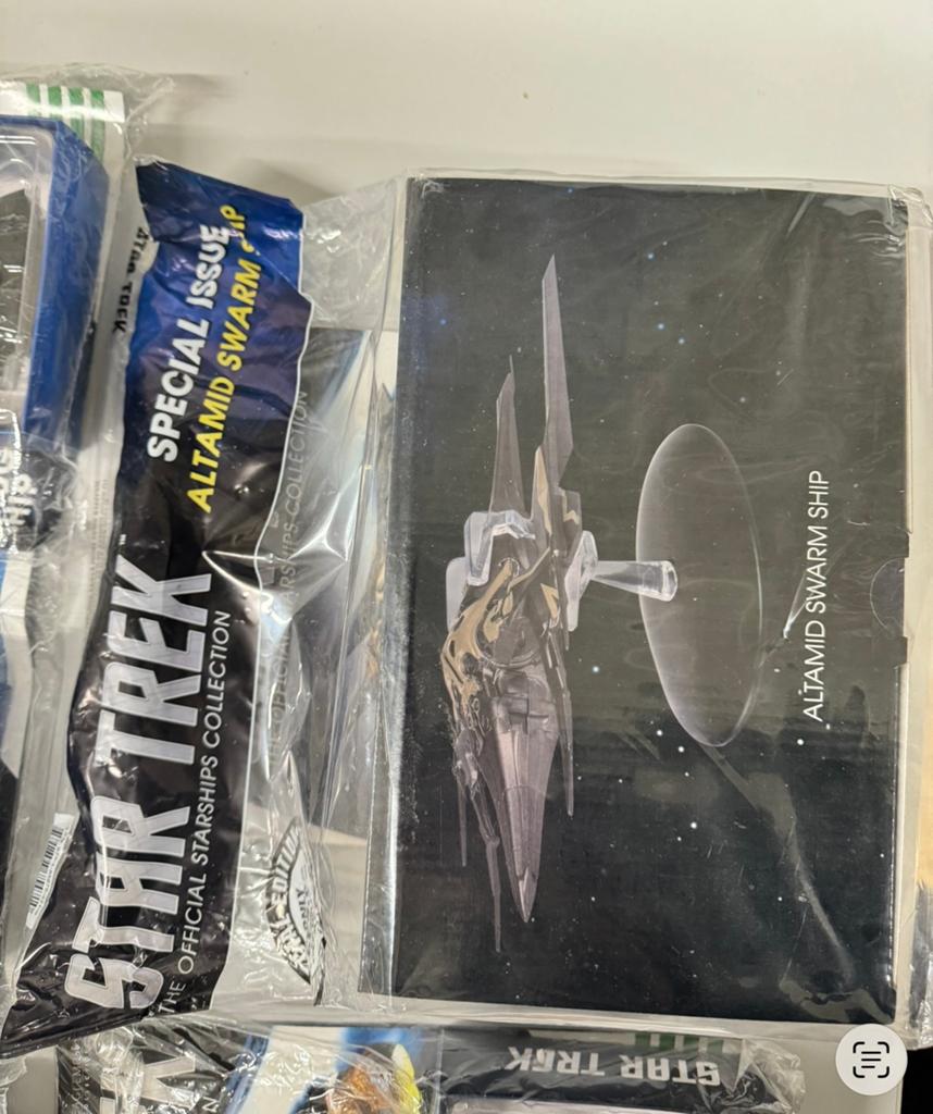 5x Startrek Star Trek Spaceships collection + special issue, Beeldje, Replica of Model, Nieuw, Ophalen of Verzenden, H