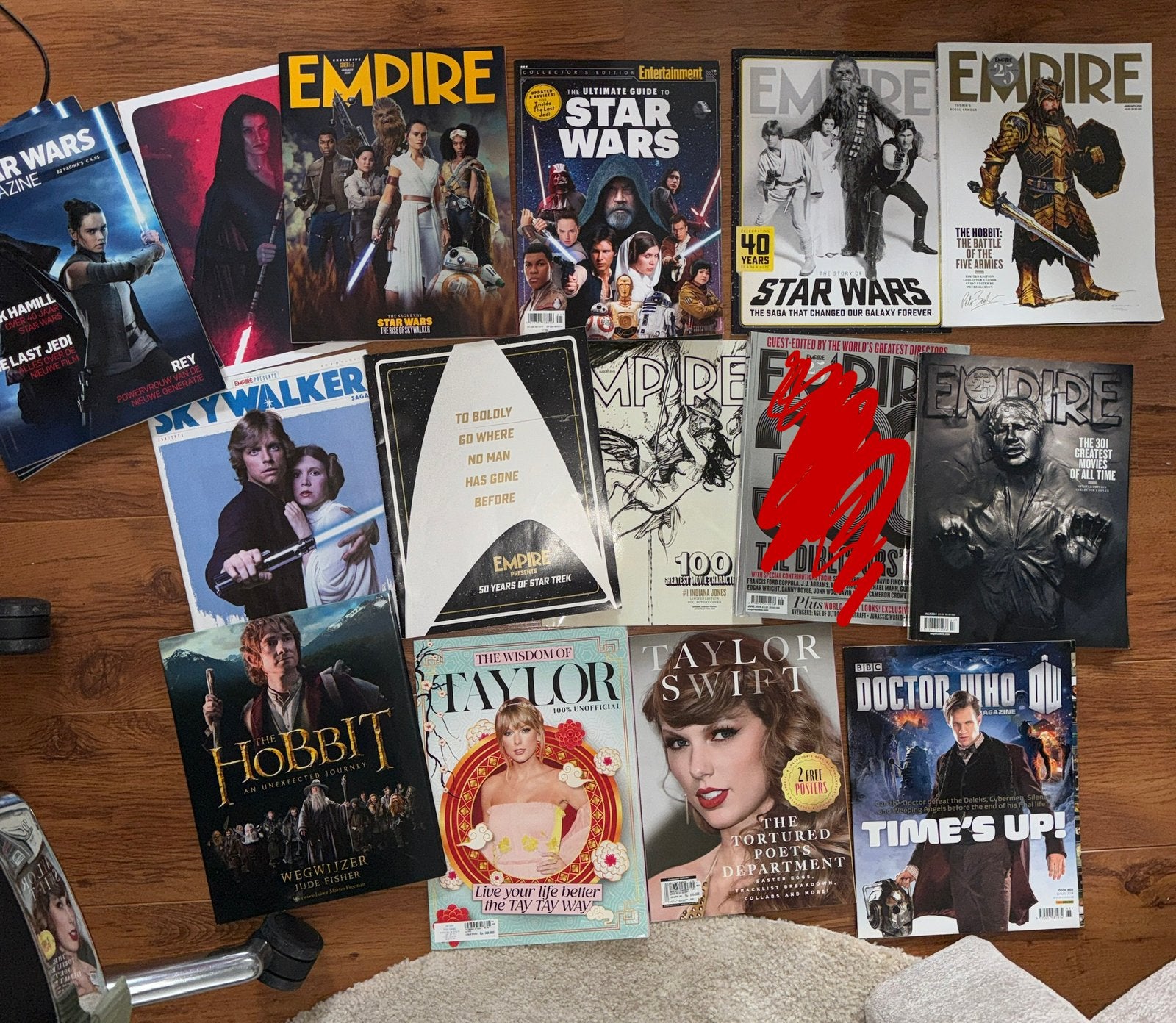 Diverse verzameling tijdschriften: Star Wars, Empire etc, Ophalen of Verzenden, Zo goed als nieuw, Muziek, Film of Tv