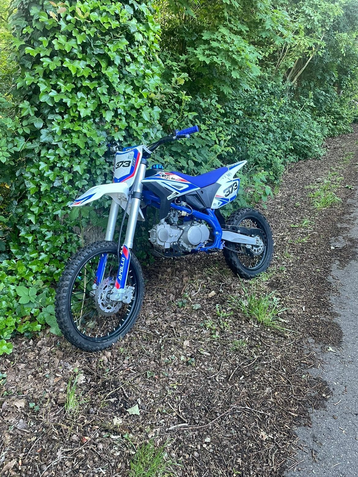 Blauwe Pitbike 140cc – Rijklaar, Velgrem, Ophalen, 140 cc, Pitbike