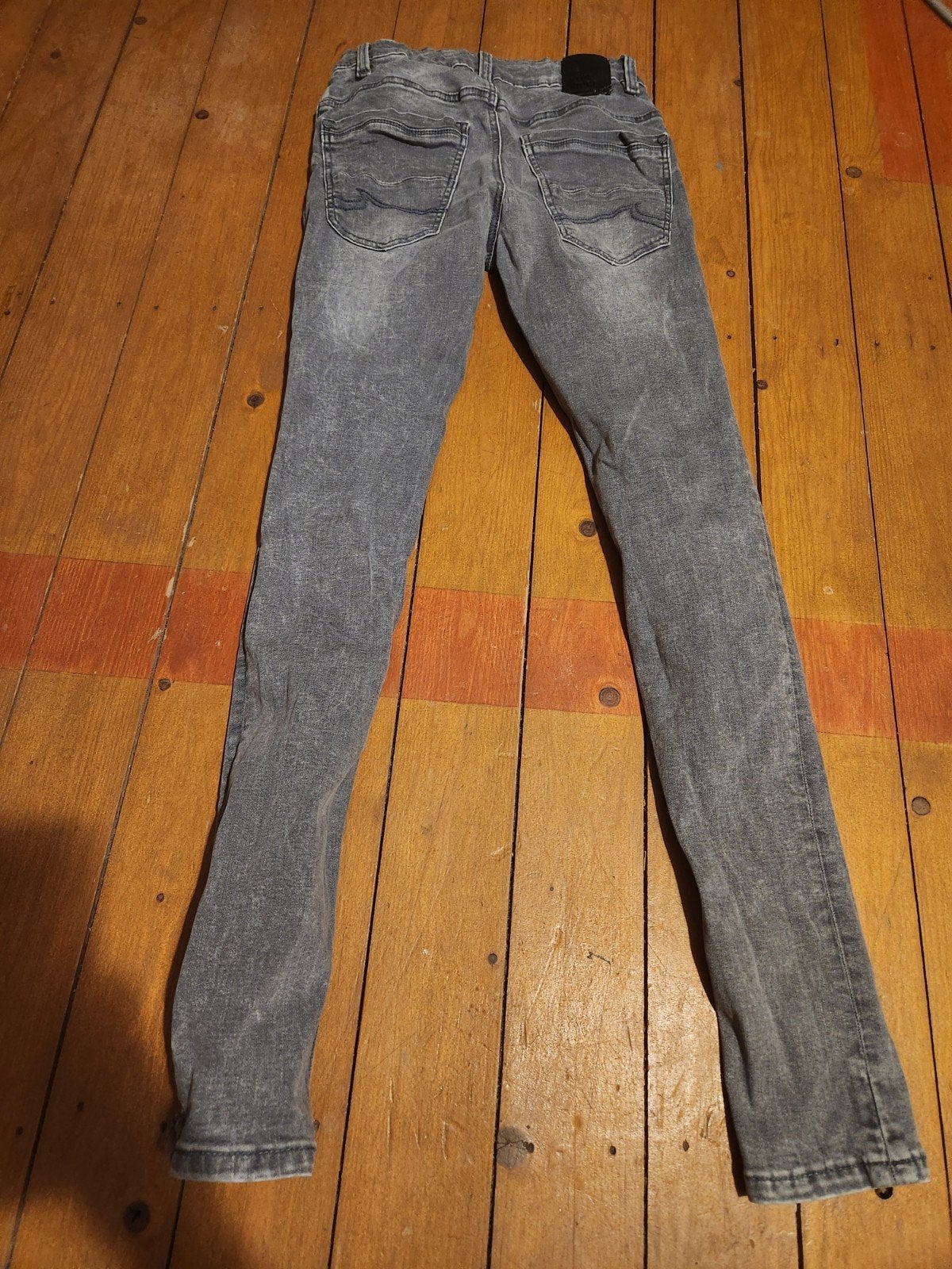Skinny jeans meisjes lichtgrijs maat 158 Blue Ridge, Ophalen of Verzenden