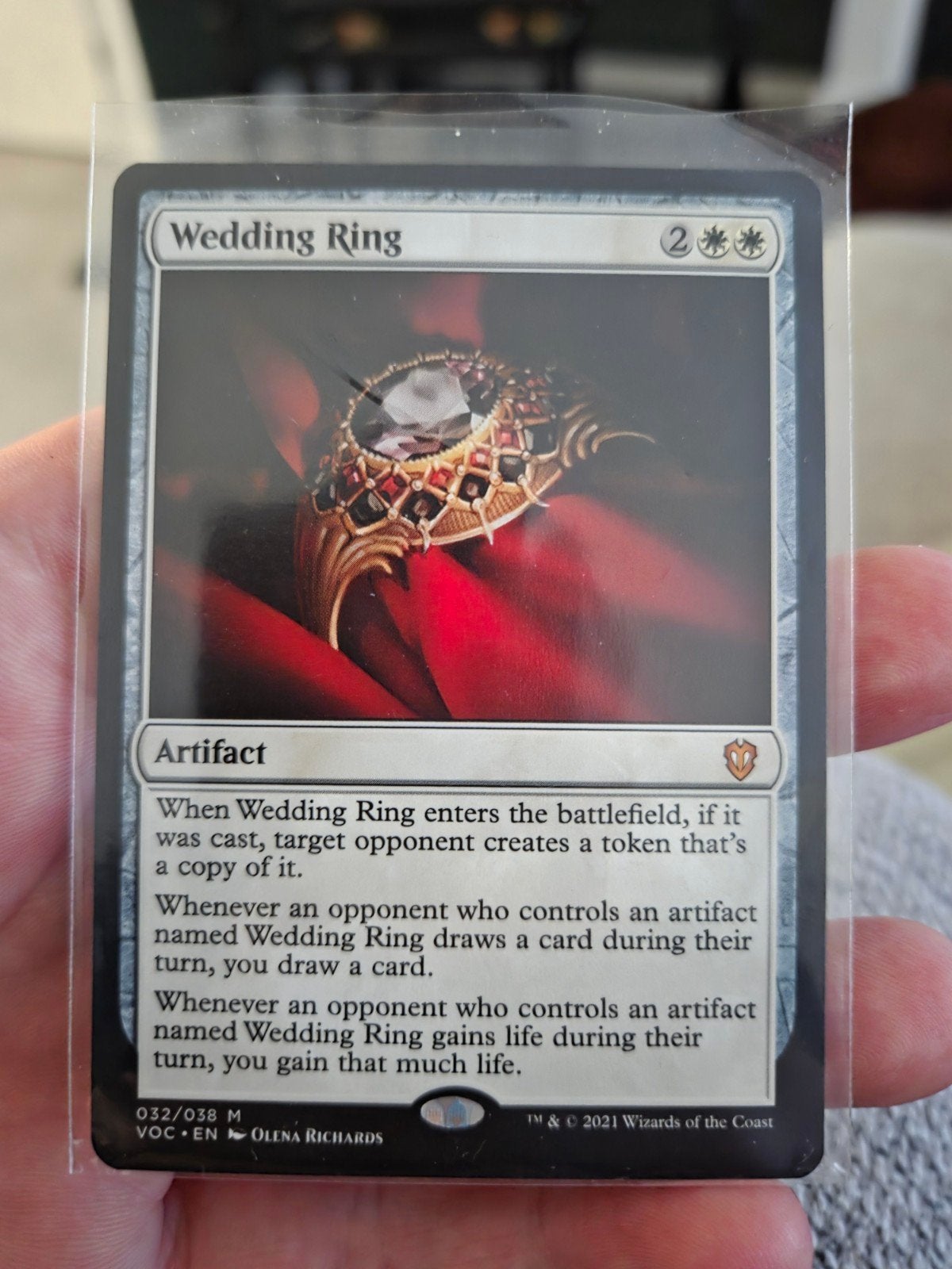 Mtg Wedding Ring, Hobby en Vrije tijd, Verzamelkaartspellen | Magic the Gathering, Ophalen of Verzenden, Nieuw, Losse kaart