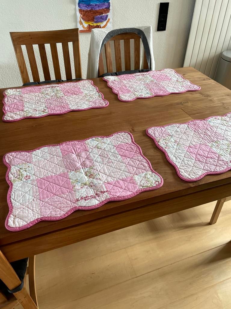 6 Mooie stoffen placemats van Riviera Maison te koop, Ophalen of Verzenden, Zo goed als nieuw, Rechthoek