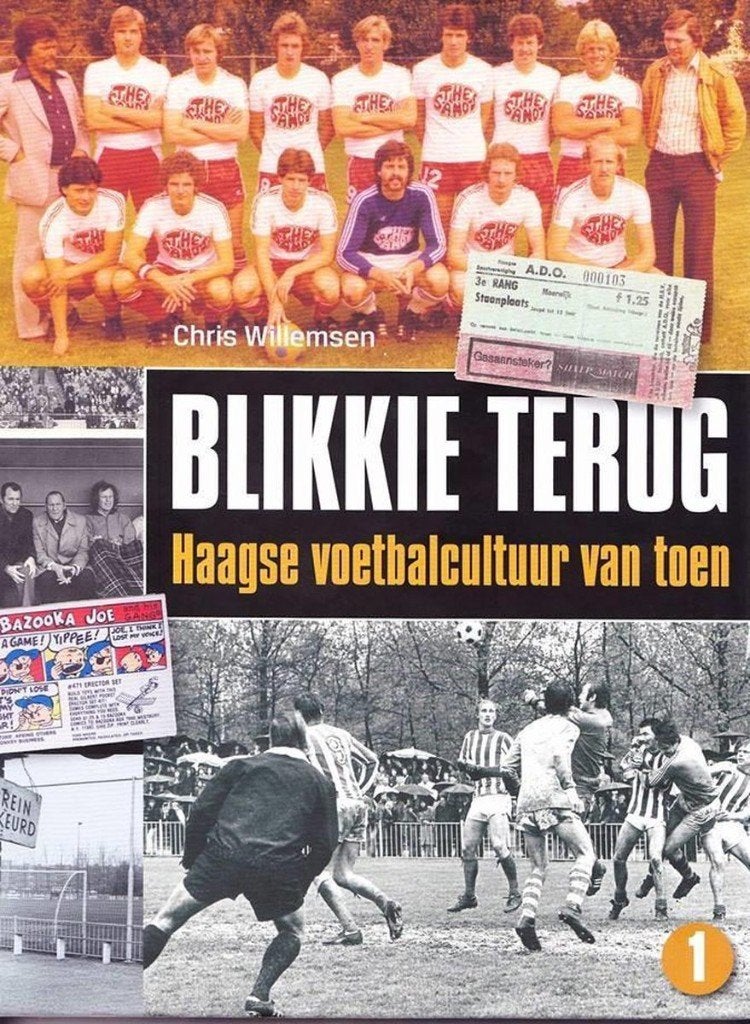 voetbalboek-Blikkie Terug ( over de Haagse voetbalcultuur ), Ophalen of Verzenden, Zo goed als nieuw, Balsport