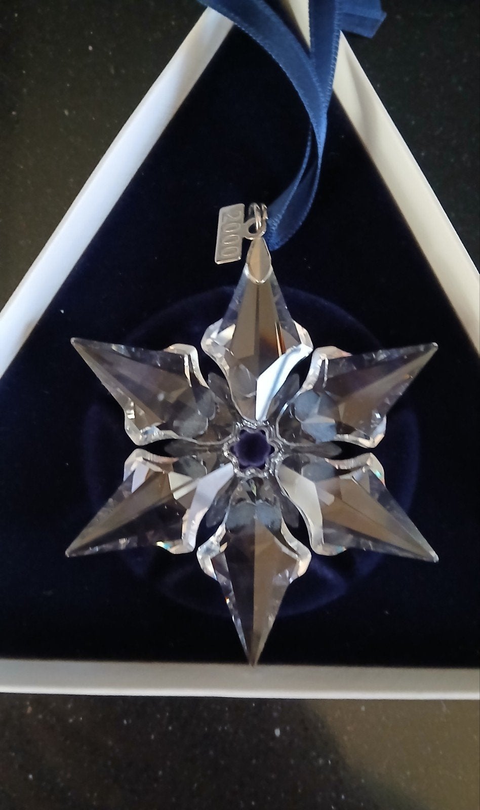 Swarowski Kerst ornament, Ophalen