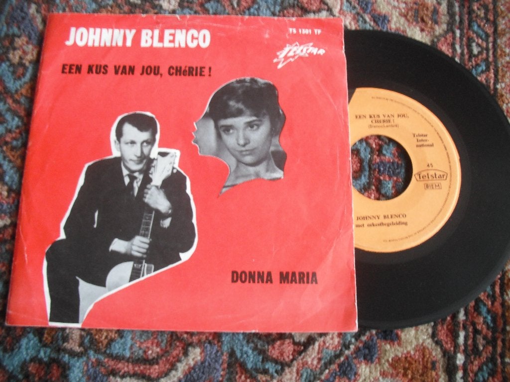 Johnny Blenco - Een kus van jou, Cherie !, Cd's en Dvd's, Vinyl | Nederlandstalig, Ophalen of Verzenden, Zo goed als nieuw, 12 inch