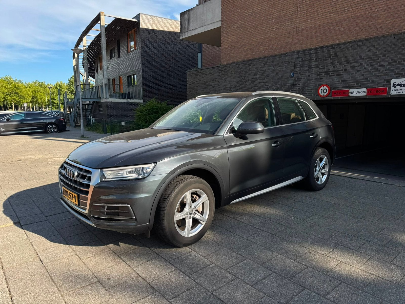Audi Q5 2.0 Tfsi Quattro 225pk Tiptronic 2017 Grijs, Auto's, 4 cilinders, 14 km/l, Particulier, SUV of Terreinwagen
