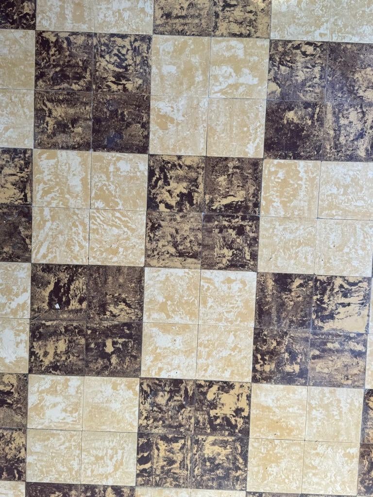 Antieke Art Deco vloertegels verschillende motieven. 35m2+, Doe-het-zelf en Verbouw, Tegels, Keramiek, Minder dan 20 cm, 10 m² of meer