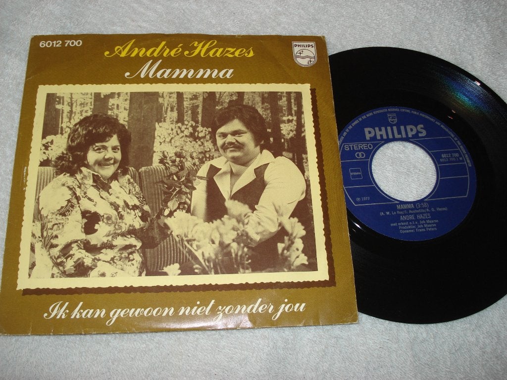 Andre Hazes    Mama       Orgineel, Fotohoes, Ophalen of Verzenden, Zo goed als nieuw, Nederlandstalig
