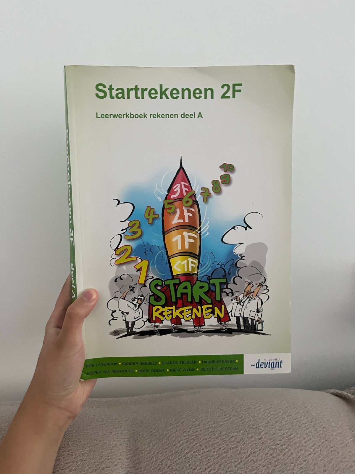 Startrekenen 2F Leerwerkboek rekenen deel A, Ophalen of Verzenden, Beta, Zo goed als nieuw, MBO