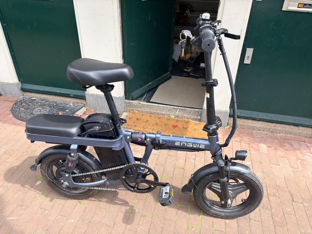 Engwe T14 inklapbare elektrische fiets, Fietsen en Brommers, Fietsen | Vouwfietsen, Ophalen, Zo goed als nieuw, 20 inch of meer