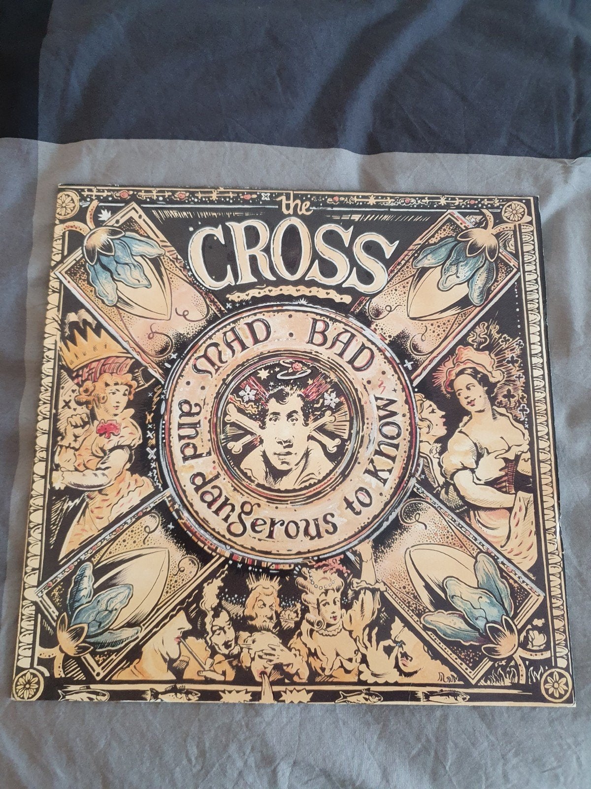 Queen THE CROSS LP - Mad Bad and Dangerous to know, Ophalen of Verzenden, Gebruikt, 12 inch, Poprock