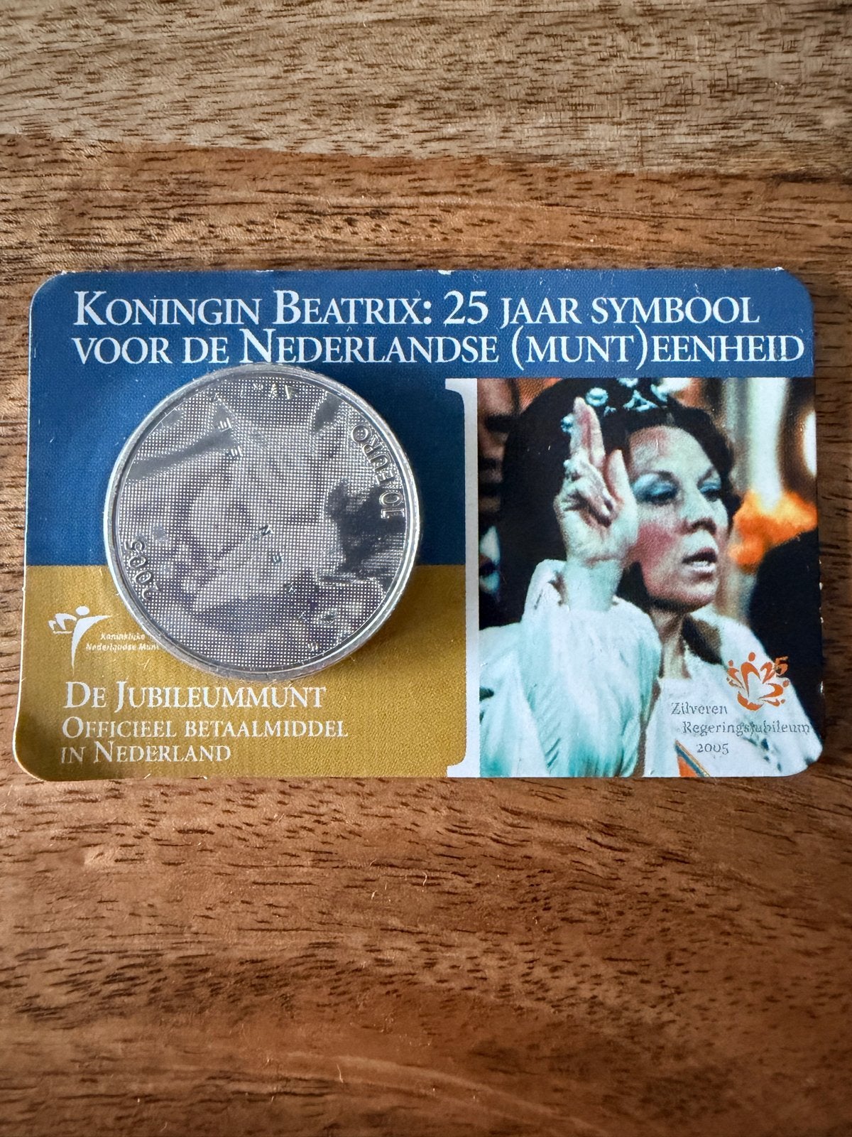 Zilveren 10 Euro Munt Koningin Beatrix Jubileummunt 2005, Postzegels en Munten, Munten | Nederland, Koningin Beatrix, Zilver, Euro's