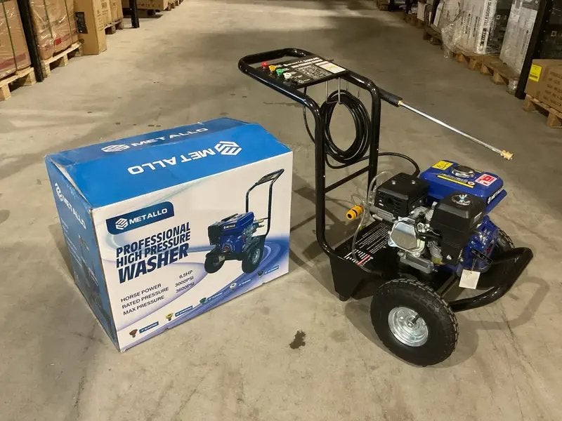 Metallo BT-150 Benzine Hogedrukreiniger 6,5 PK 3500 PSI, Ophalen, Benzine, -, -