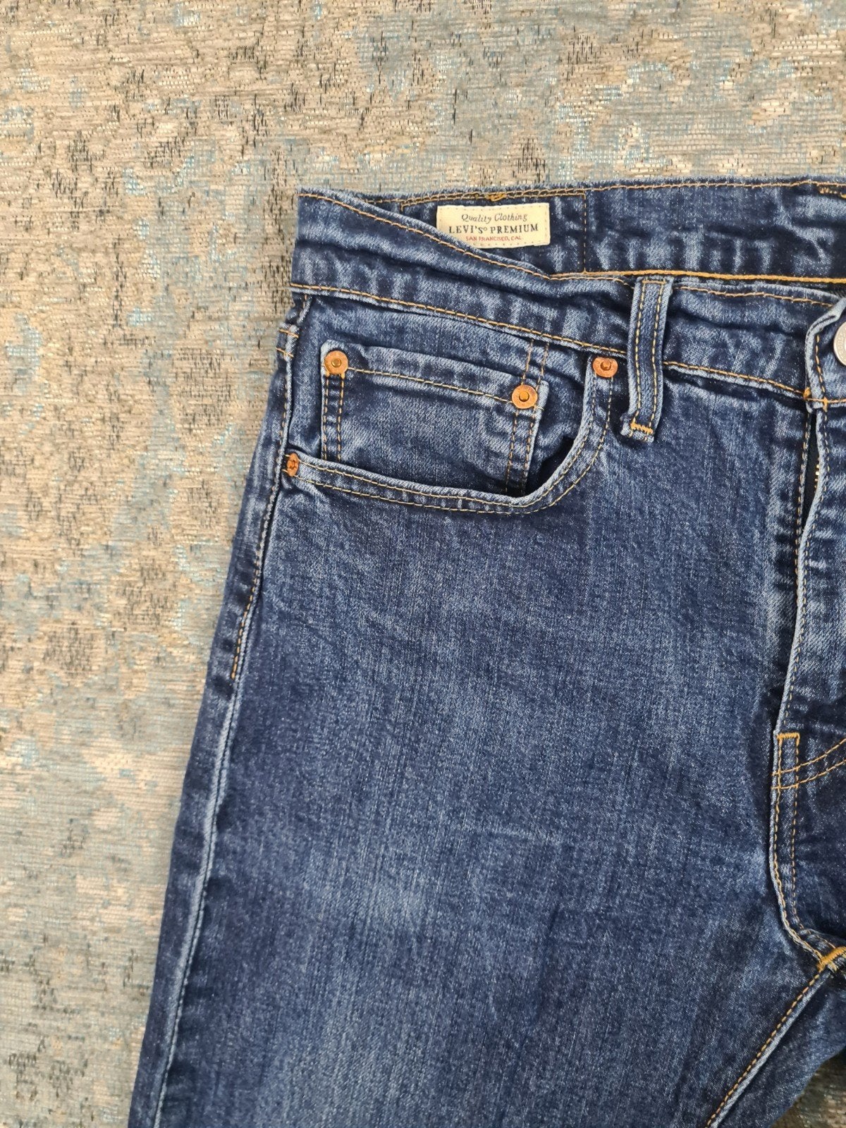Levi's 512 W30 L30 Tapered STRETCH Bronno3030 Blauw

De tail, Blauw, Levi Strauss Nederland, W32 (confectie 46) of kleiner, Ophalen of Verzenden