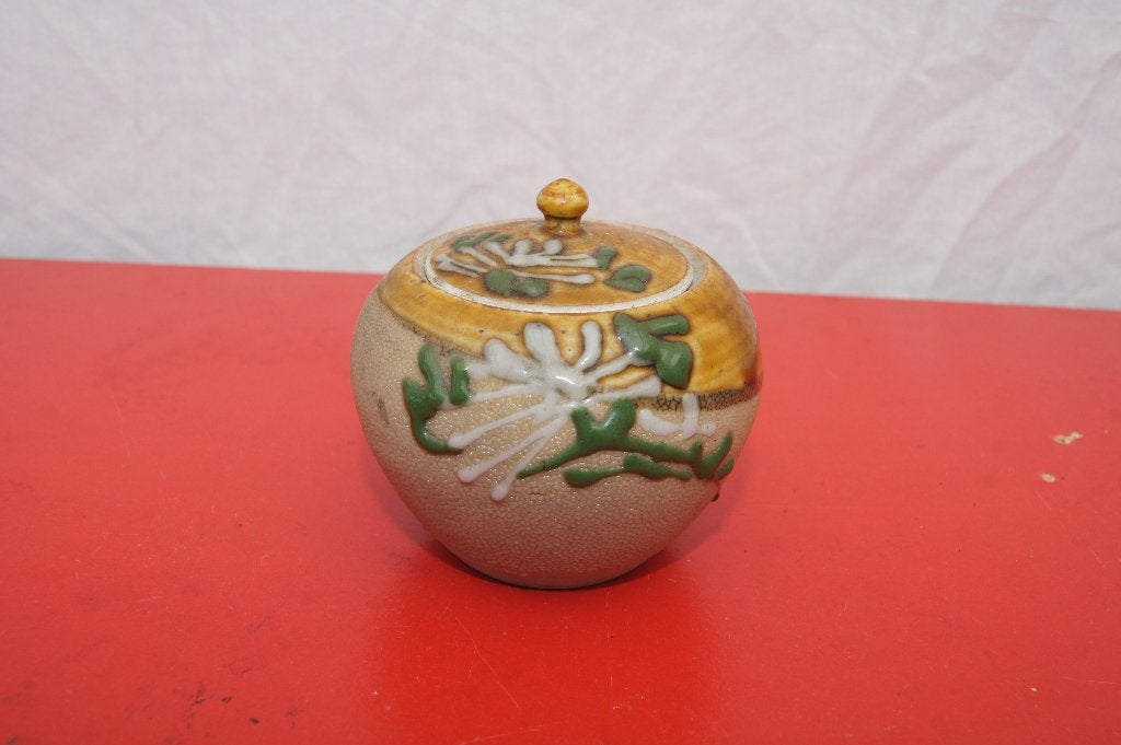Pot met Bloemmotief, Overige typen, Minder dan 20 cm, Ophalen of Verzenden, Europa