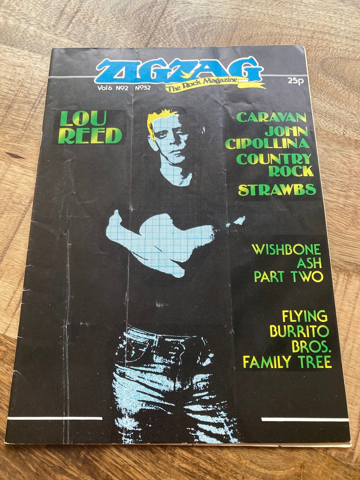 ZIG ZAG Wishbone Ash LOU REED John Cipollina CARAVAN STRAWBS, Boeken, Tijdschriften en Kranten, Ophalen of Verzenden, Zo goed als nieuw