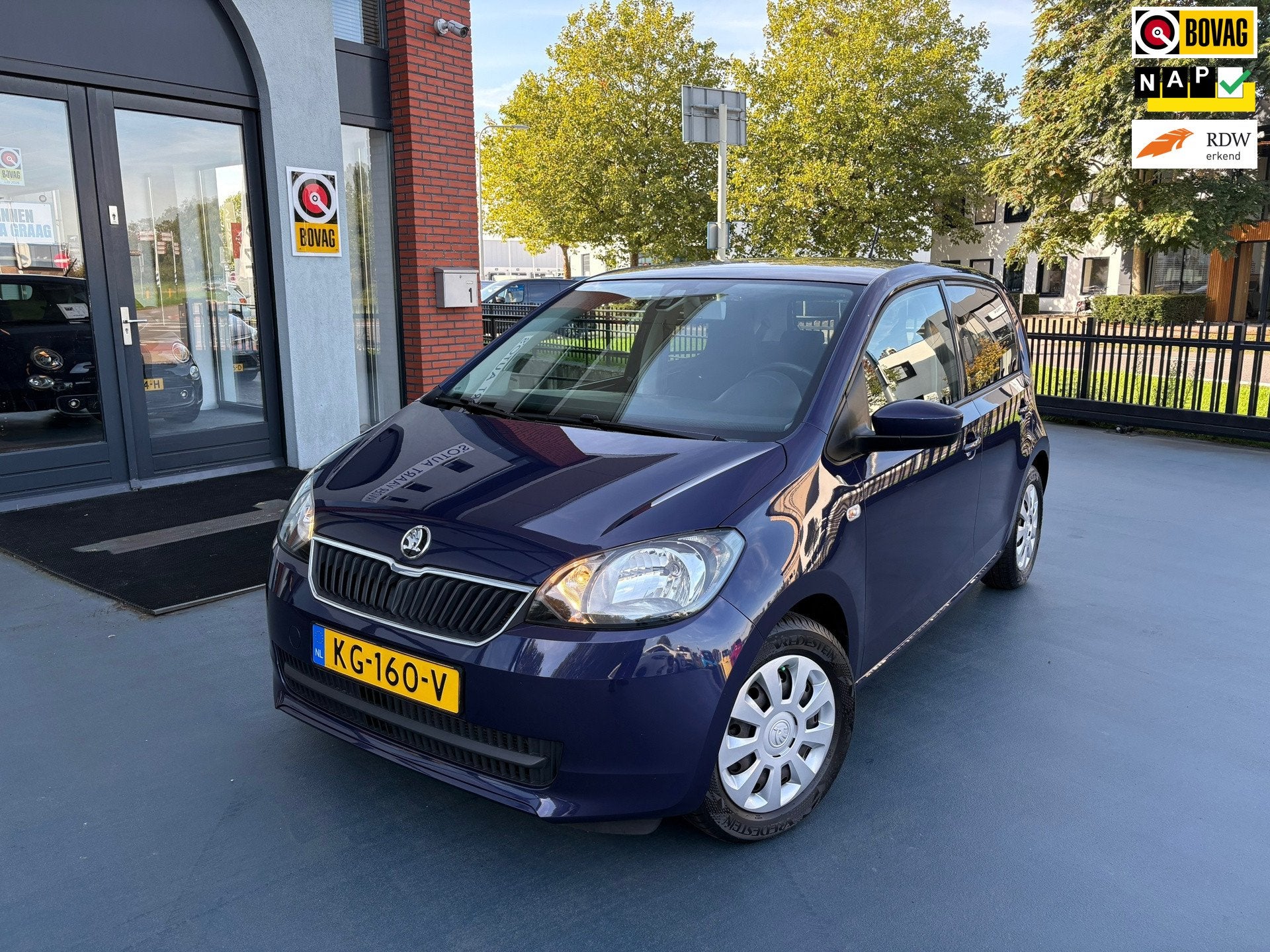 Skoda Citigo 1.0 Greentech Fresh CRUISE CONTROL, Auto's, Voorwielaandrijving, Dealer onderhouden, Gebruikt, Euro 6
