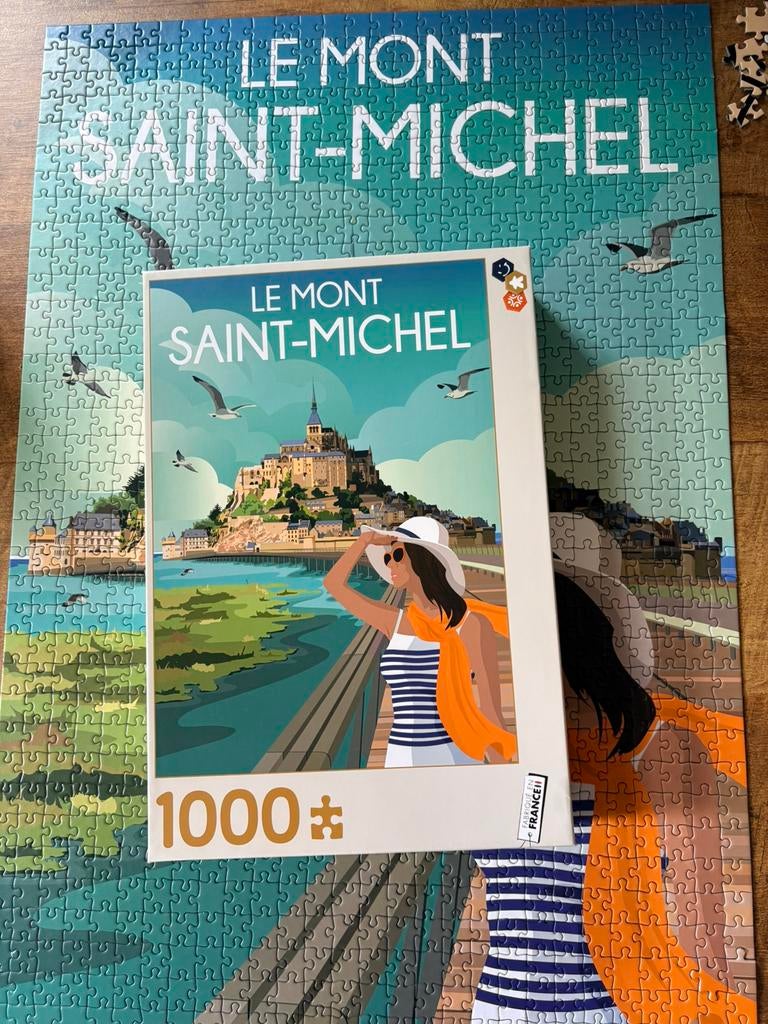 Cultura puzzel mont saint Michel, Ophalen of Verzenden, Zo goed als nieuw, Europa