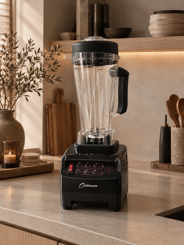Optimum 9200A Hoogvermogenmixer / blender incl. accessoires, Witgoed en Apparatuur, Ophalen of Verzenden, Nieuw, Blender