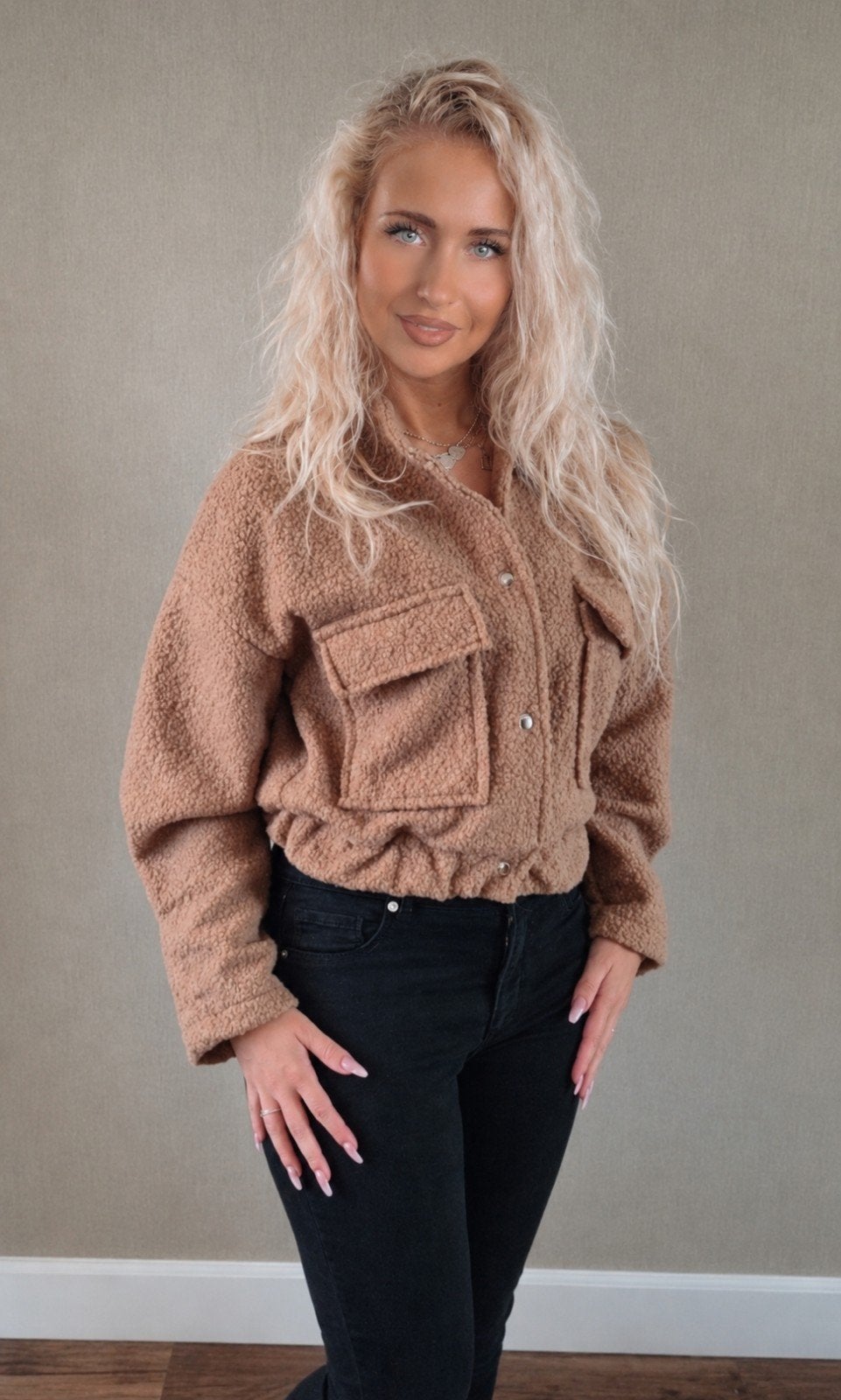 Teddy jas | Nieuw, Verzenden, ., Beige, Nieuw