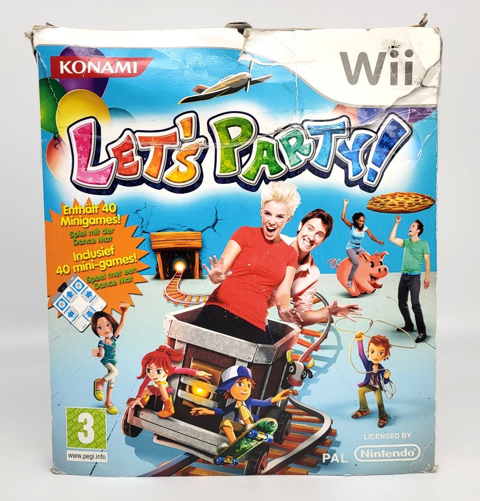 Let's Party! Dance pad / mat Nintendo Wii - Zonder Game, Muziek, Gebruikt, Verzenden, 1 speler