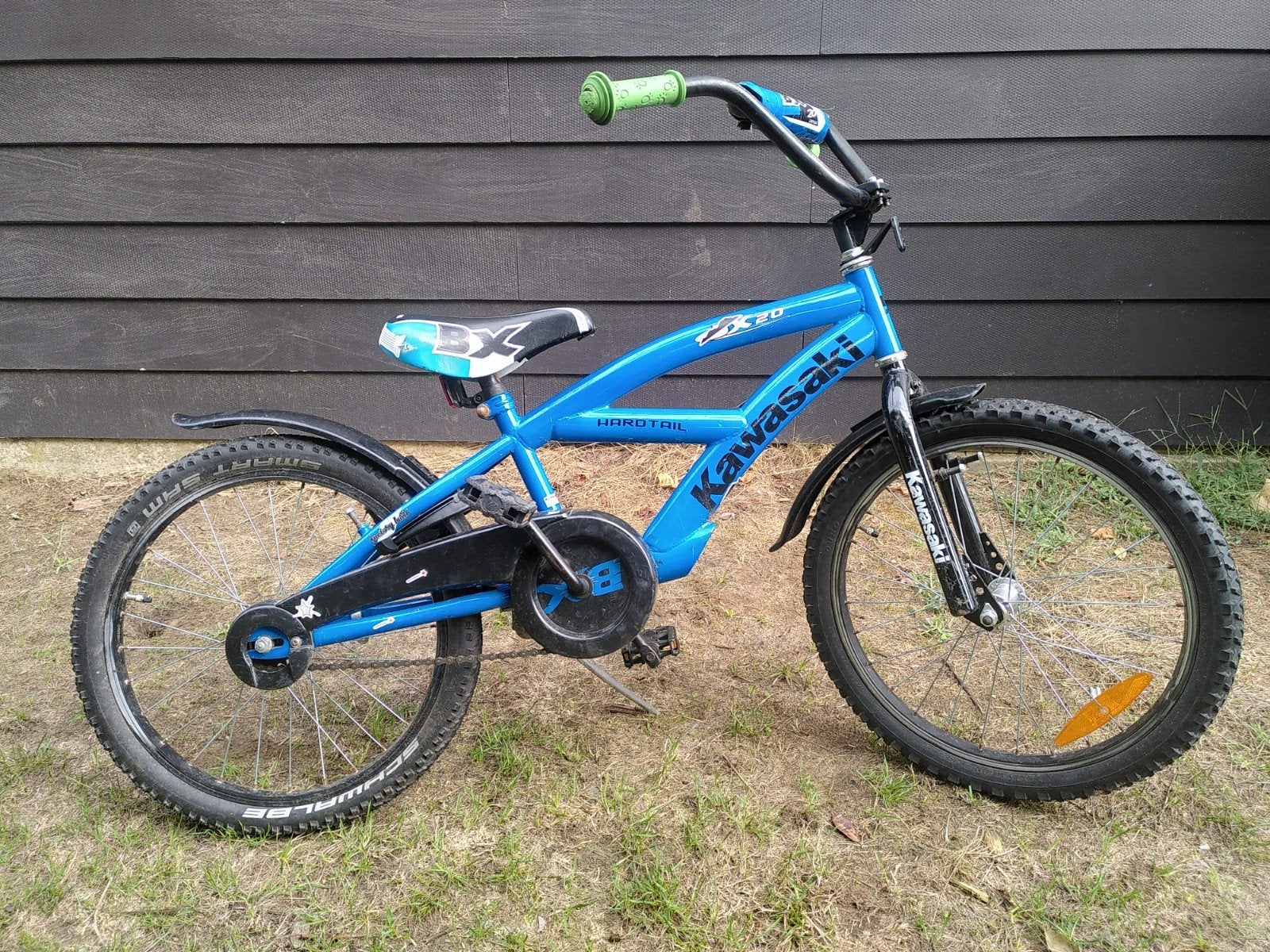 Kawasaki crossfiets jongens 20 inch, Ophalen, Terugtraprem, Gebruikt, Kawasaki