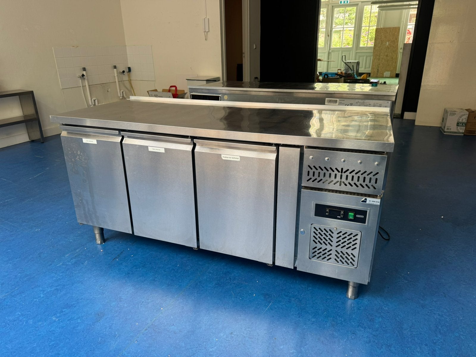 RVS- KOELWERKBANK - KAPOT, Ophalen, Niet werkend, 60 cm of meer