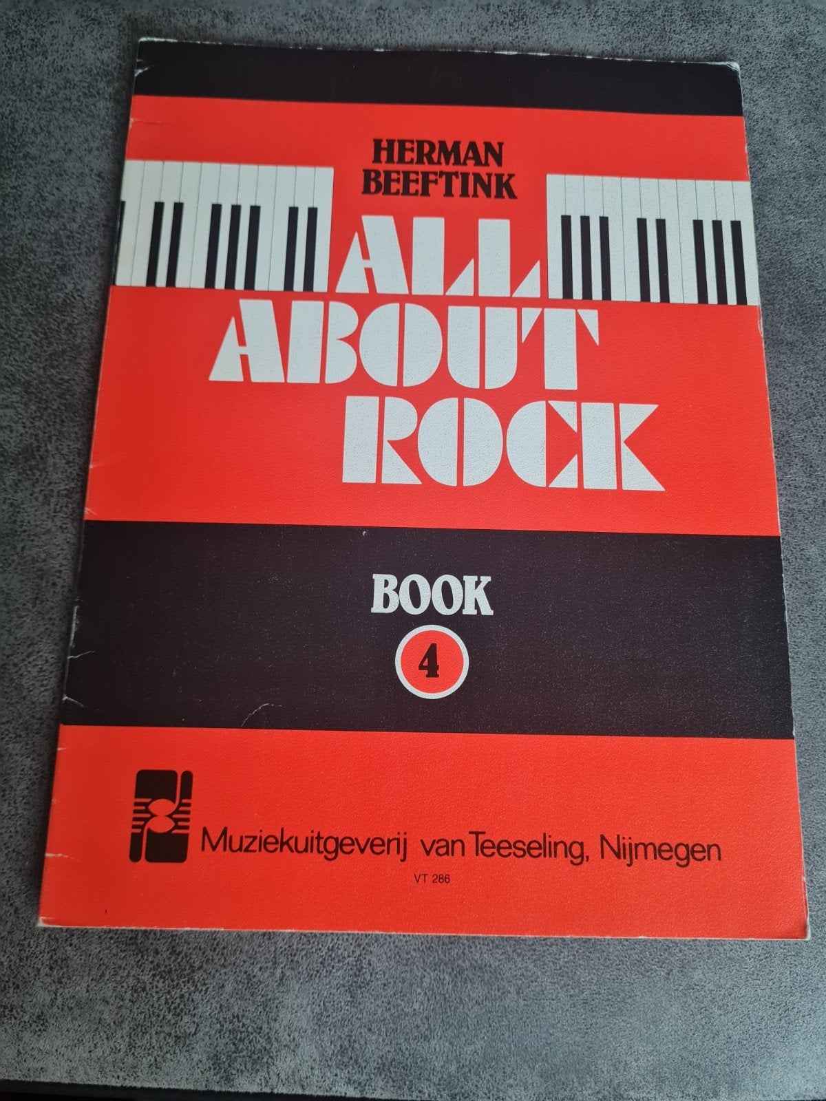 Herman Beeftink - All About Rock - Boek 4 (Piano), Muziek en Instrumenten, Ophalen of Verzenden