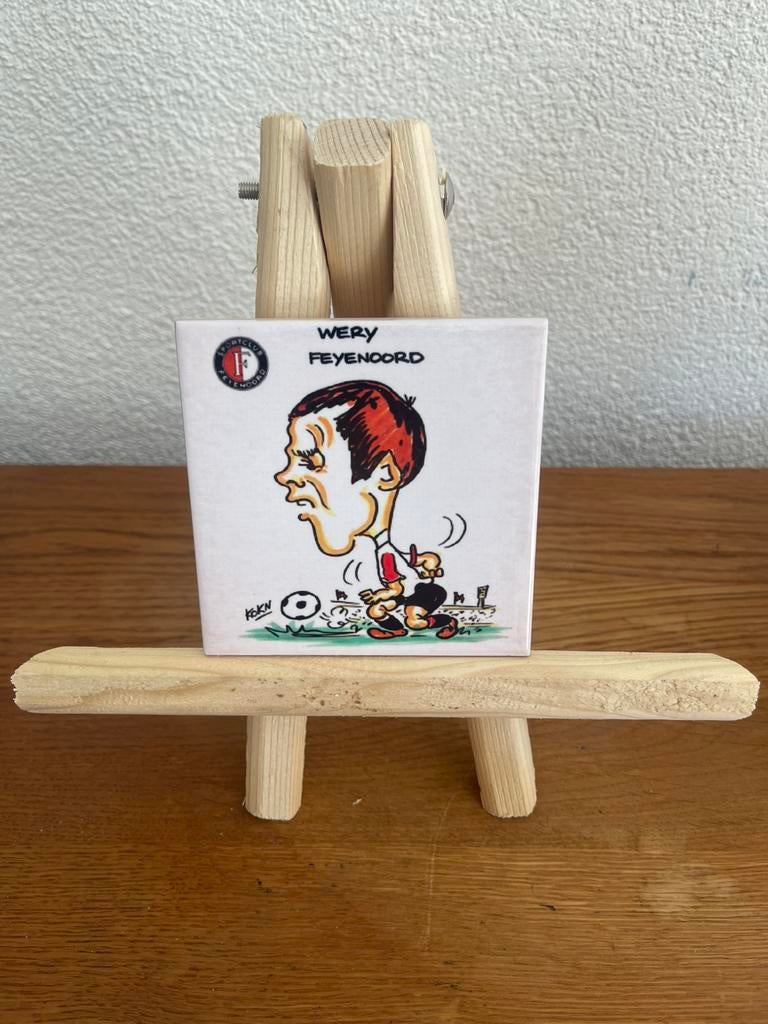 Wery Feyenoord tegeltje 11x11, Ophalen of Verzenden, Zo goed als nieuw, Feyenoord