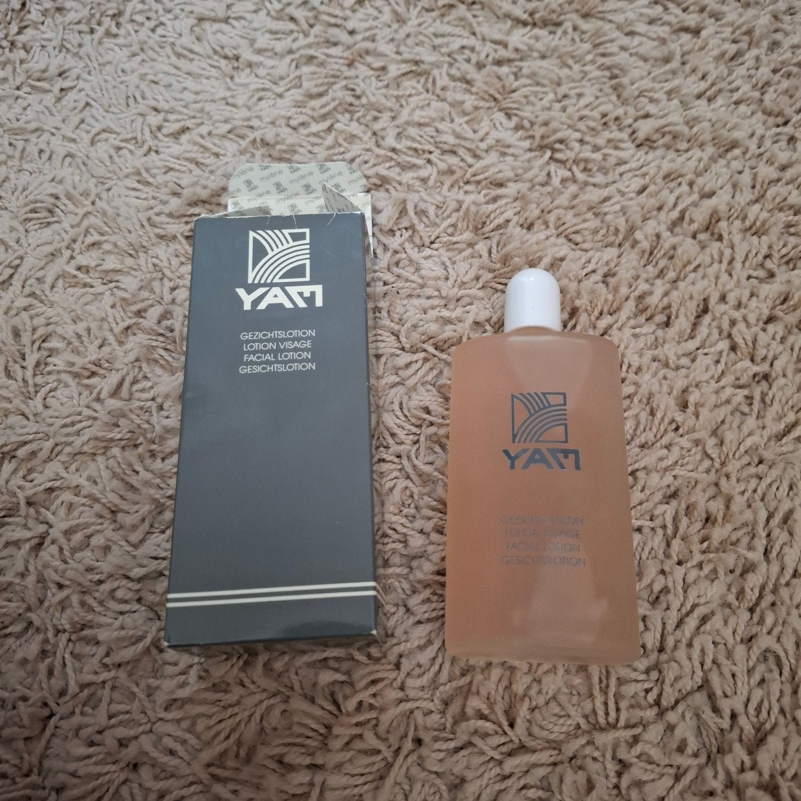 Vintage Mylene Gezichtslotion - YAM Gezichtslotion, Ophalen of Verzenden, Nieuw, Gehele gezicht, Verzorging