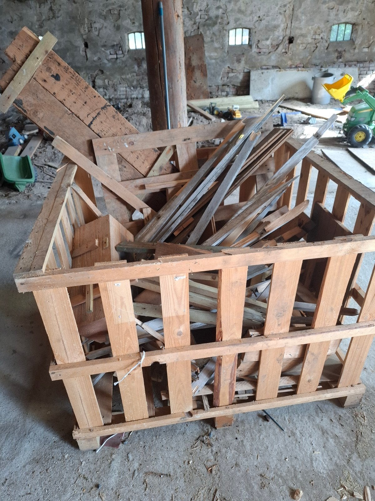 sloop brand hout, Tuin en Terras, Minder dan 3 m³, Ophalen, Overige houtsoorten