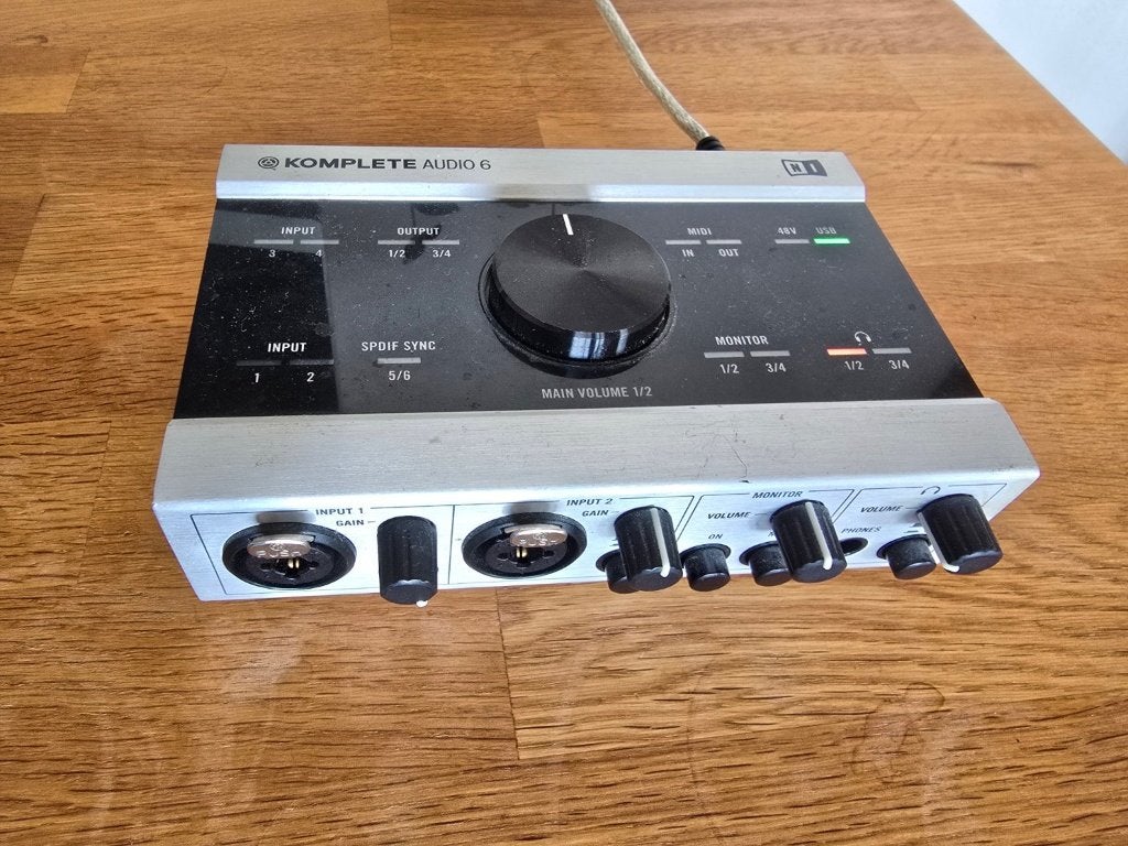 Native Instruments Komplete Audio 6 MKI Audio Interface, Computers en Software, Ophalen of Verzenden, Gebruikt, Extern, Native Instruments