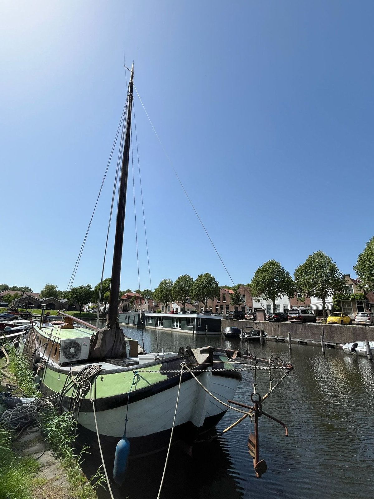 Skûtsje / Woonschip, Ophalen, Gebruikt, Polyester, Benzine