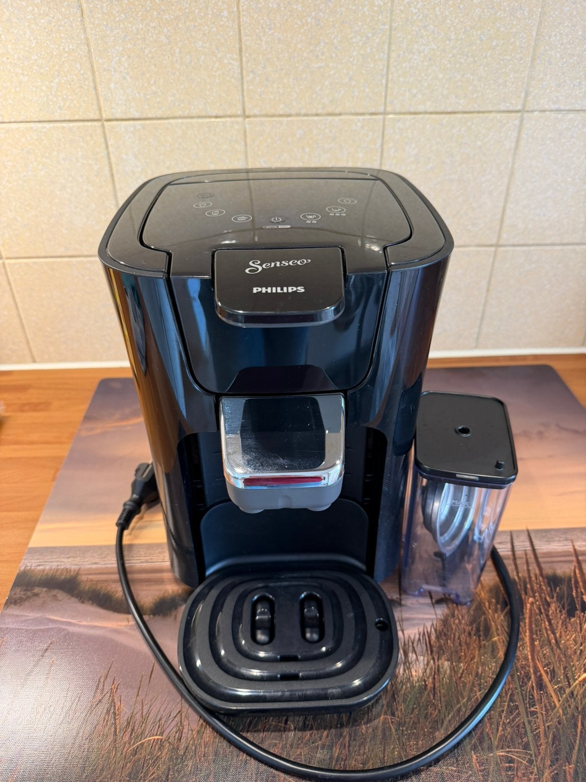 Senseo duo latte hd/6570, Gebruikt, Koffiemachine, Ophalen of Verzenden, Koffiepads en cups