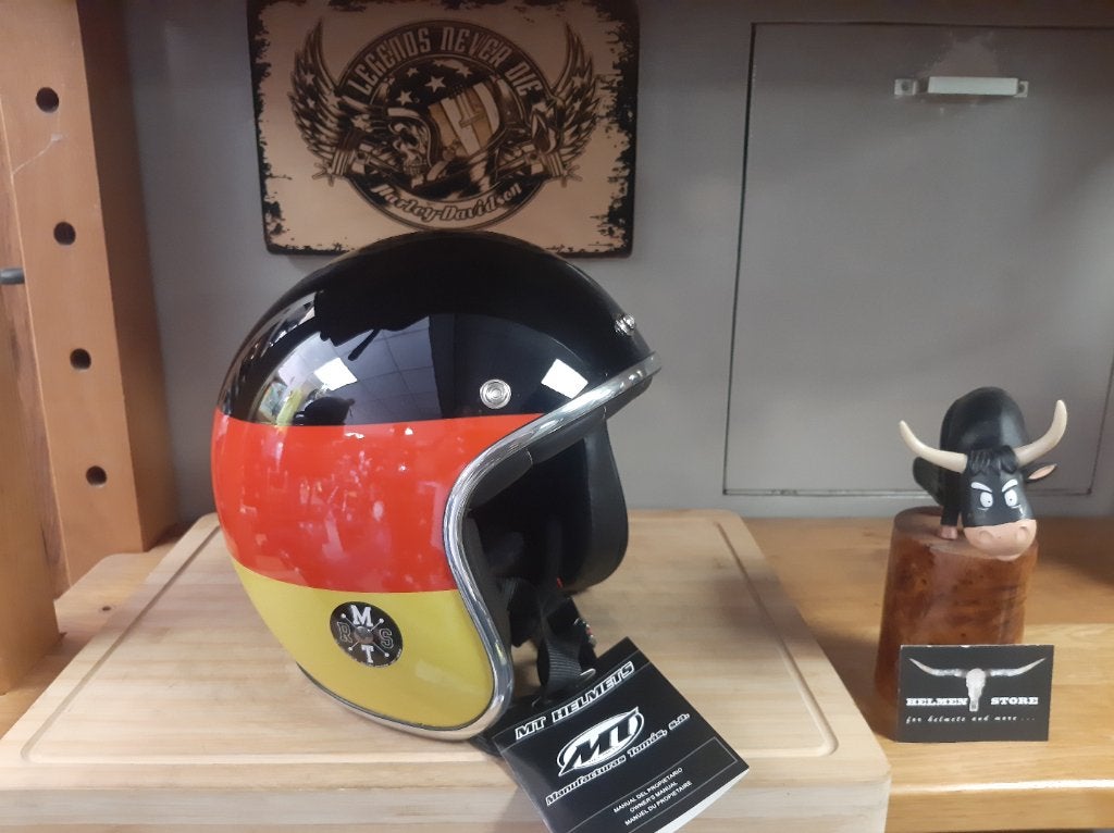 Duitse helm maat S Duitsland helm motor scooter helm maat S, Motoren, Pascalstraat 6 1704 RD Heerhugowaard, Jethelm, Kinderen