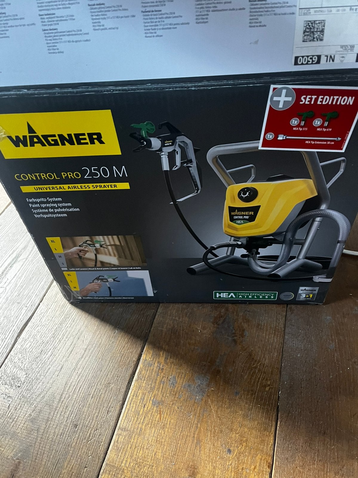 Wagner pro 250 M spuitmachine, Doe-het-zelf en Verbouw, Ophalen, Zo goed als nieuw, Verfspuit of Verfpomp