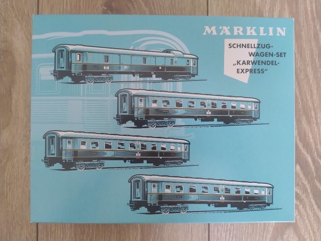 Märklin 40361 - Set sneltreinrijtuigen type Karwendel, Ophalen, Wisselstroom, Märklin, Nieuw