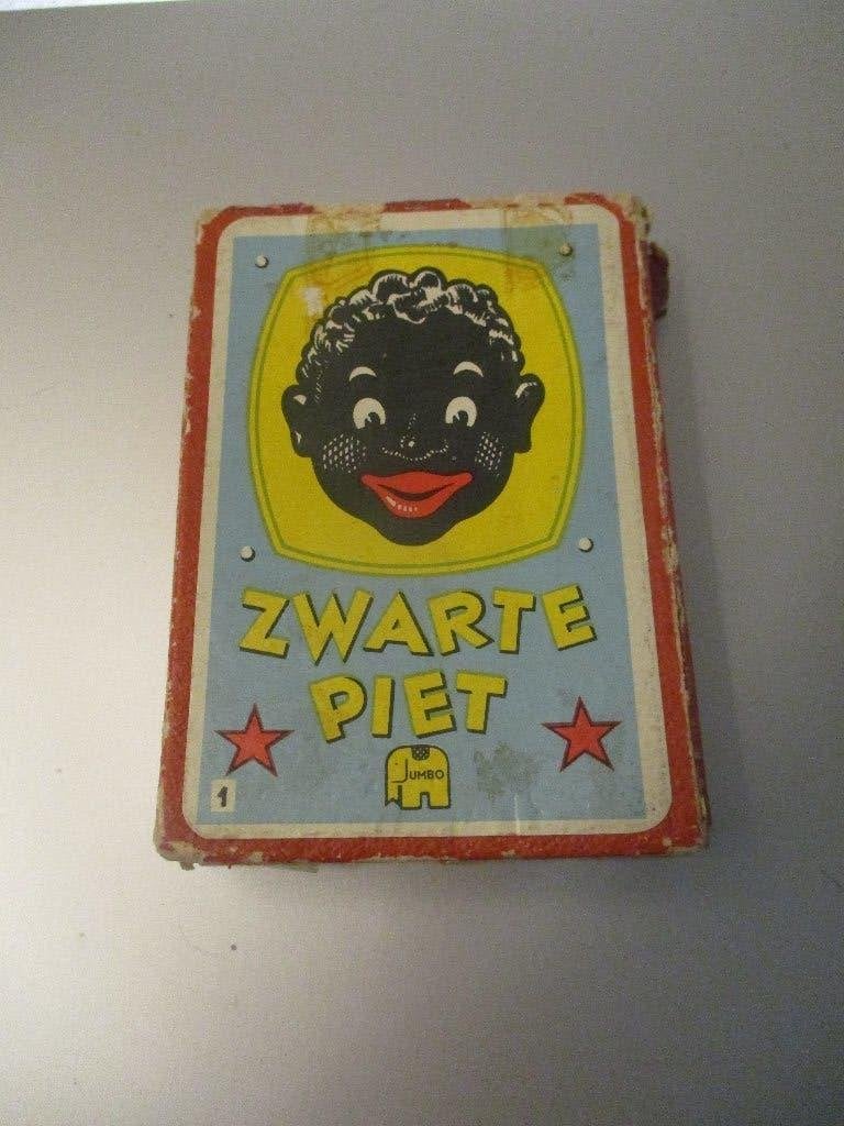 Zwarte Piet antiek kwartetspel  JUMBO, Ophalen of Verzenden, Gebruikt, Kwartet(ten)