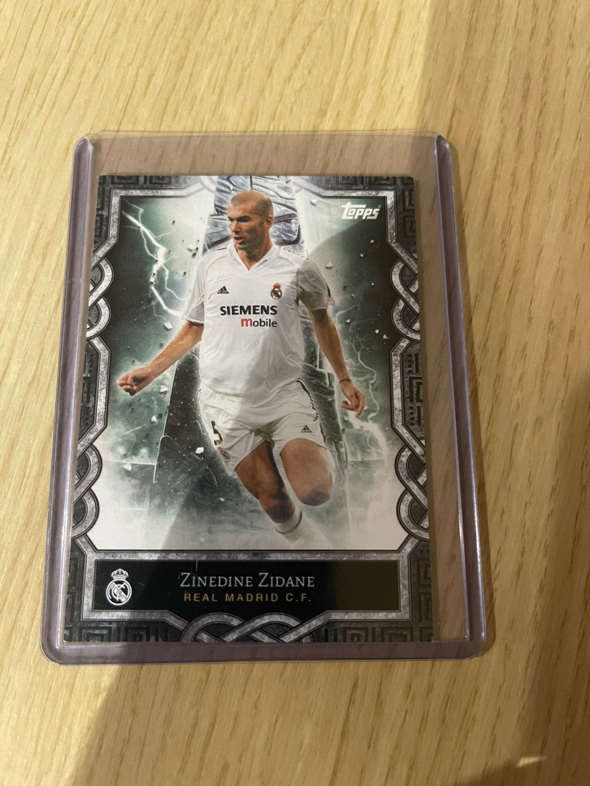 Zinedine Zidane Real Madrid Topps 2024, Ophalen of Verzenden, Zo goed als nieuw, Plaatje