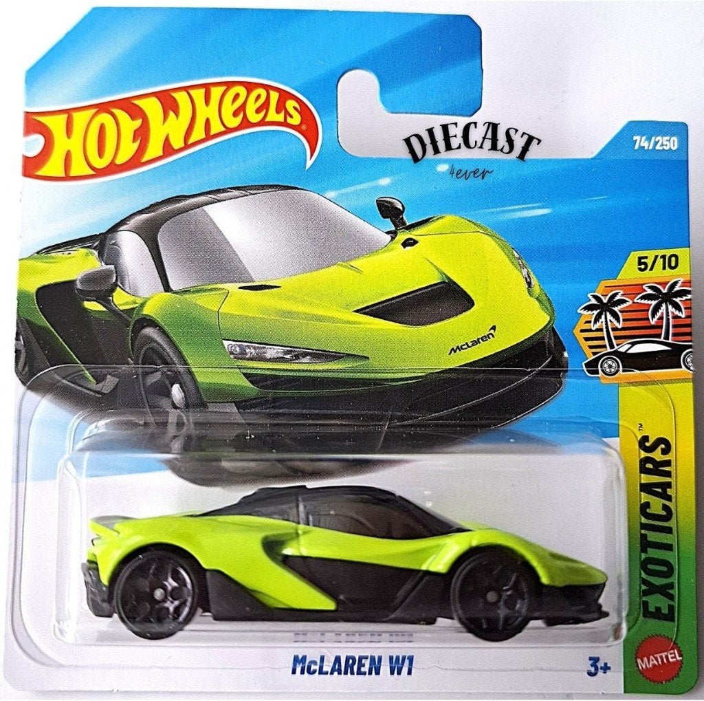 Hot Wheels McLaren W1, lime green, Ophalen, Nieuw, Auto