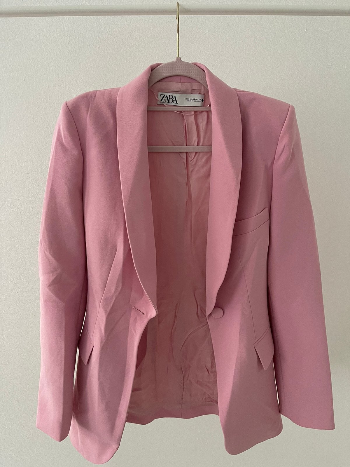 Roze blazer, Kleding | Dames, Ophalen, Zo goed als nieuw, Maat 34 (XS) of kleiner, Roze