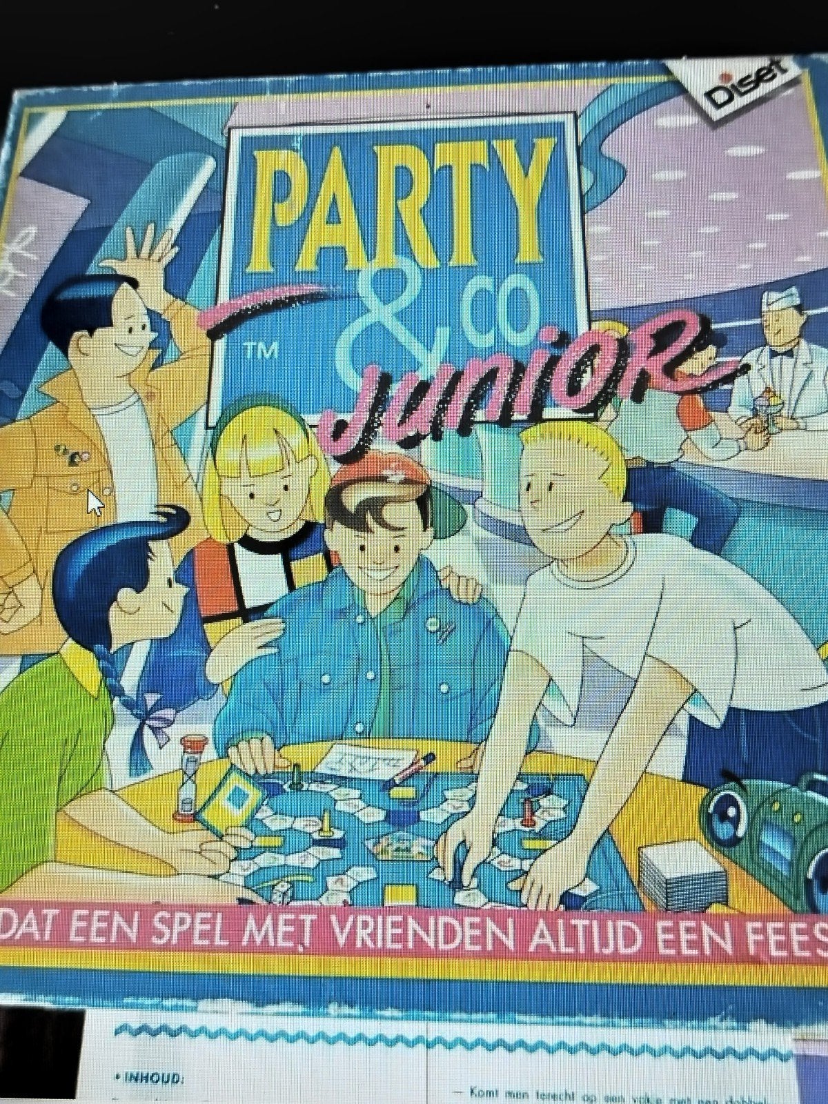Party & Co Junior Bordspel, Vijf spelers of meer, Ophalen, Gebruikt, Diset